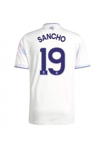 Aston Villa Jadon Sancho #19 Jalkapallovaatteet Kolmaspaita 2025-26 Lyhythihainen Aston Villa Jadon Sancho #19 Jalkapallovaatteet Kolmaspaita 2025-26 Lyhythihainen